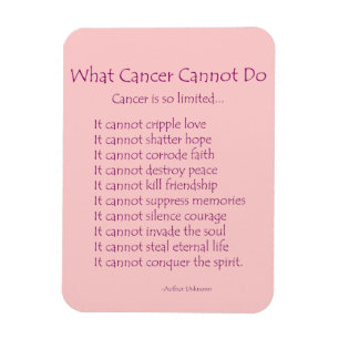 Ímã Que Cancer Não Pode Fazer O Poem Magnet (Texto Ro