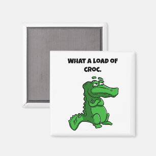 Imã Que Cartoon Croc Funny Alligator