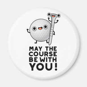 Imã Que O Curso Esteja Com Você Um Golfe Bonito