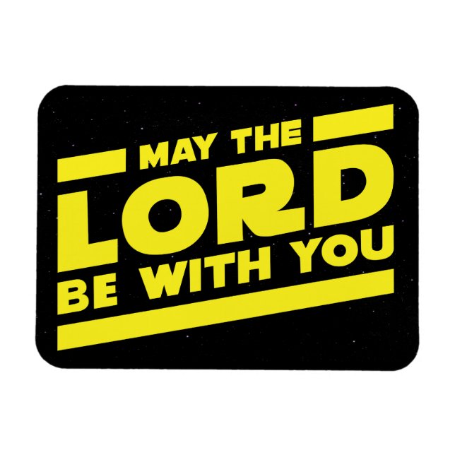 Ímã Que o senhor esteja com você (Horizontal)