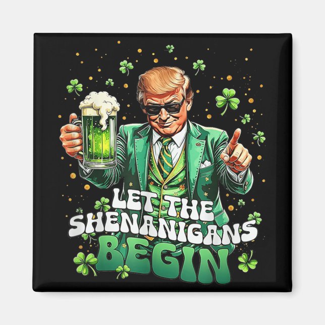Imã Que Os Shenanigans Comecem A Engraçada Trump St Pa (Frente)