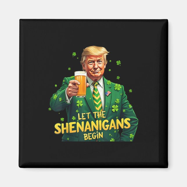 Imã Que Os Shenanigans Comecem A Rua Engraçada Patrick (Frente)