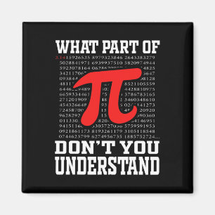 Imã Que parte de você não entende Pi 3.14 Math Lov?