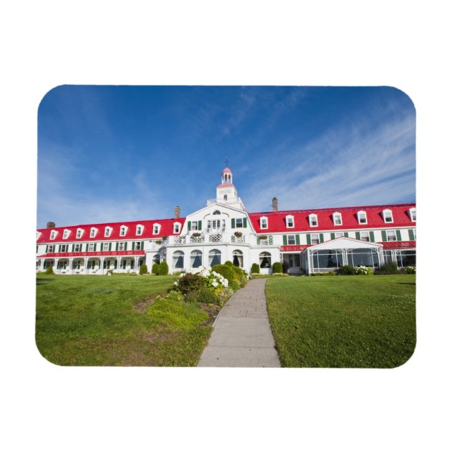 Ímã Quebec, Canadá. Hotel Histórico Tadoussac, (Horizontal)