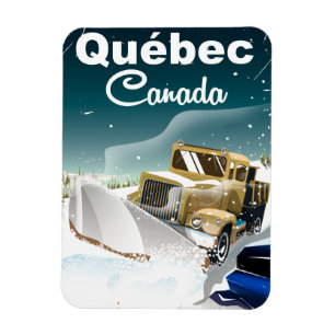 Ímã Québec Canada viagens vintage