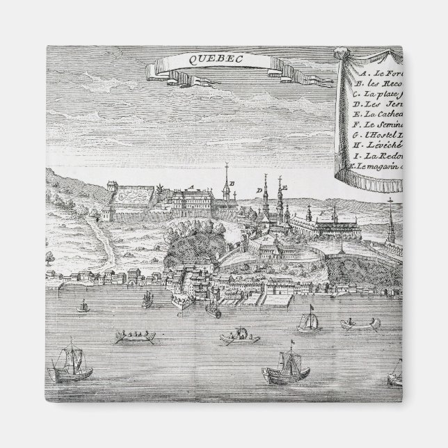 Imã Quebec, depois de La Potherie (Frente)