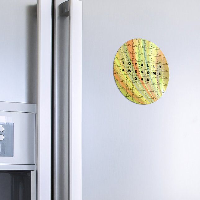 Imã Quebra-cabeça Amarelo/Marrom completamente incríve (Criador carregado)