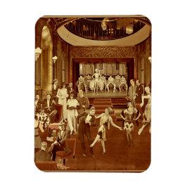Ímã Quebra-cabeça Art Deco Night Club