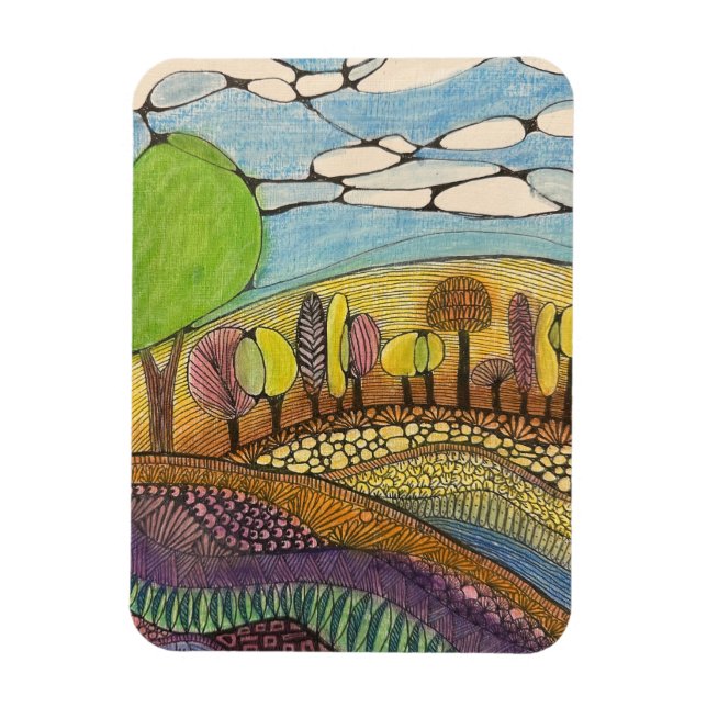 Ímã quebra-cabeça de 252 peças (Vertical)