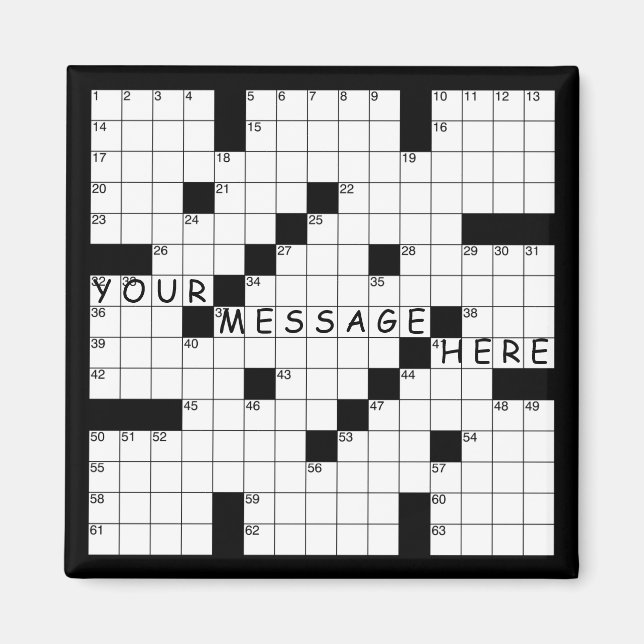 Imã Quebra-cabeça de Espadas Cruzadas (Frente)