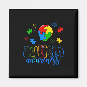 Imã Quebra-cabeça de Luz de Consciência Autismo