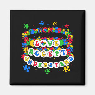 Imã Quebra-cabeça do dia de conscientização do autismo