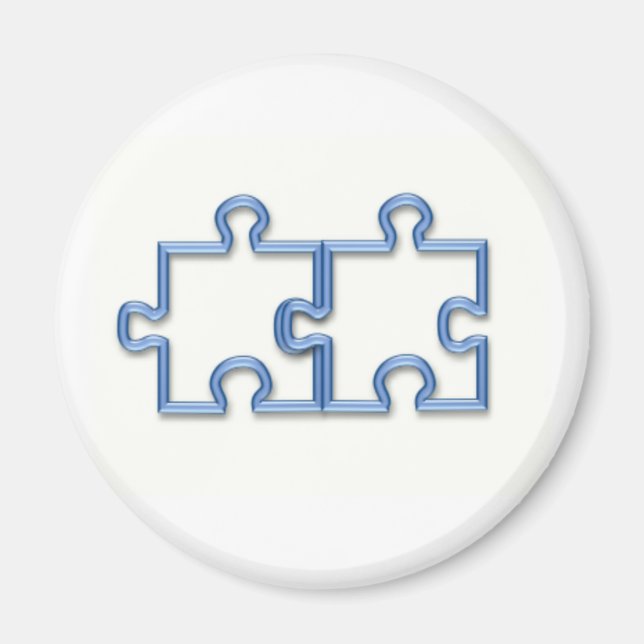 Imã Quebra-cabeça peças redondas de ímã (Frente)