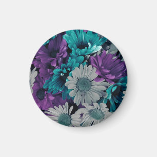 Imã Quebra roxa e azul da flor