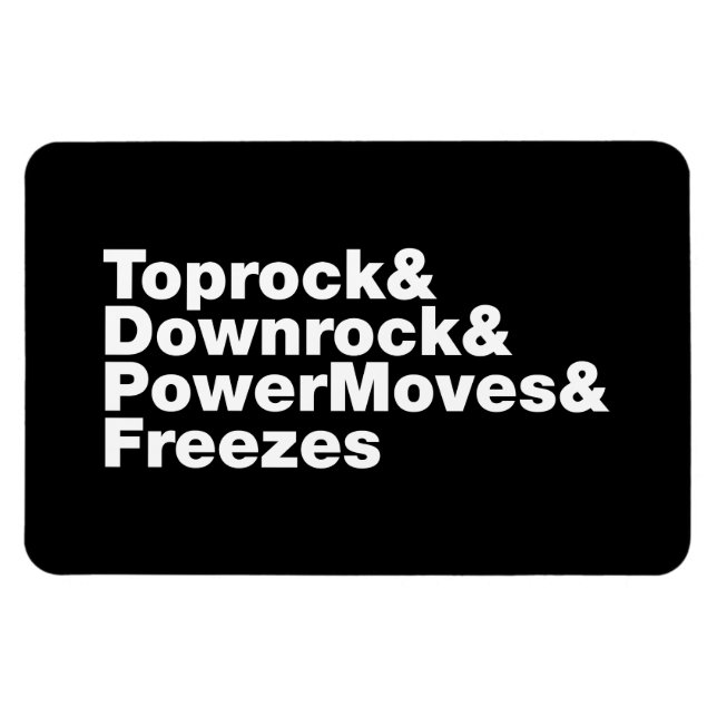 Ímã Quebrando Movimentos (Breakdancing) (Horizontal)