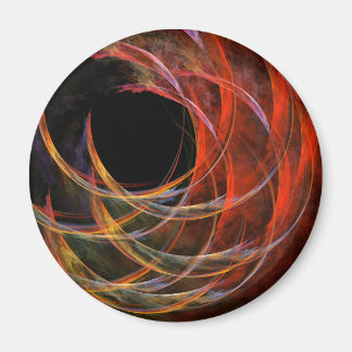 Imã Quebrando o ímã circular de Abstrato