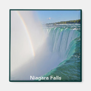 Imã Quedas & arco-íris da ferradura de Niagara Falls