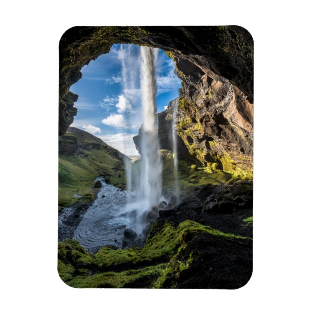 Ímã Quedas | Cascata islandesa (Vertical)