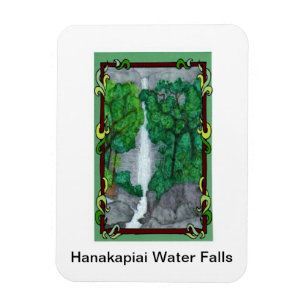 Ímã Quedas da água do Ímã-Hanakapiai