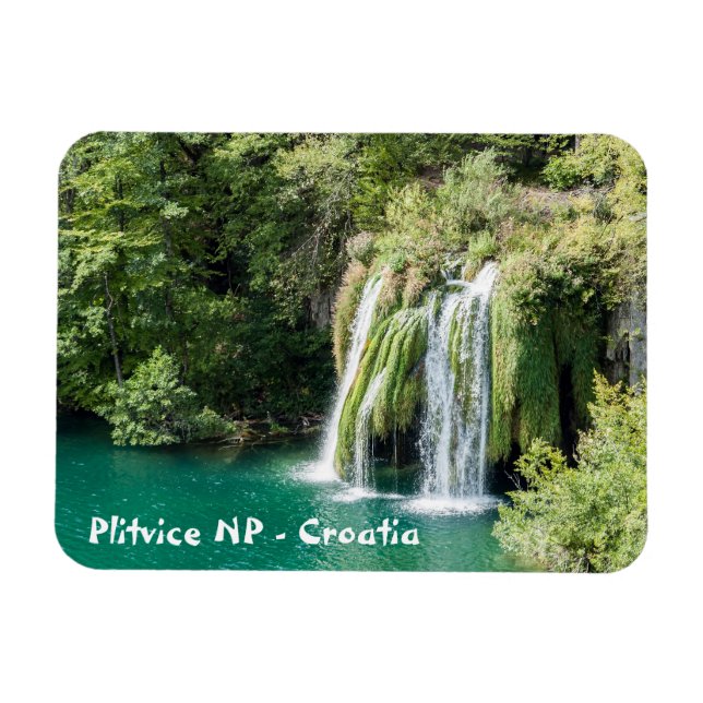 Ímã Quedas de água no Parque Nacional de Plitvice - Cr (Horizontal)