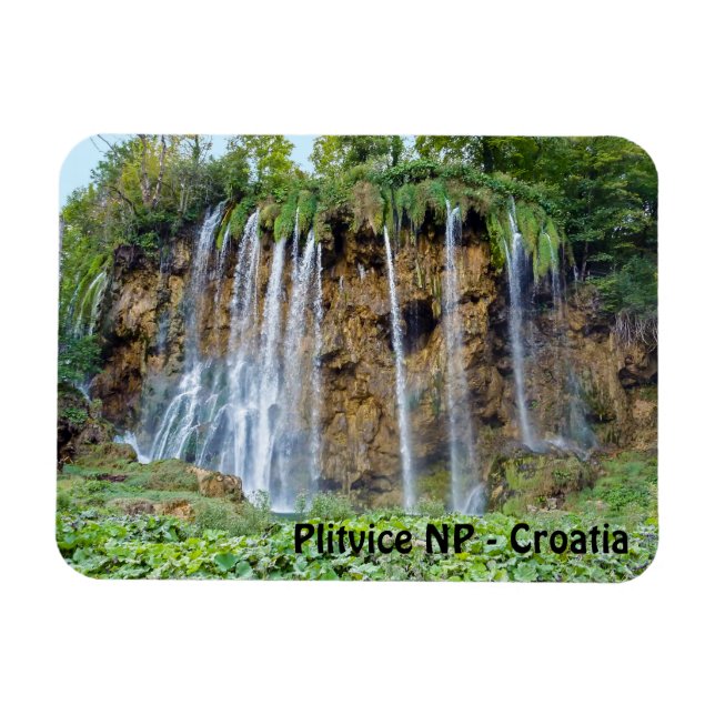 Ímã Quedas de água no Parque Nacional de Plitvice - Cr (Horizontal)