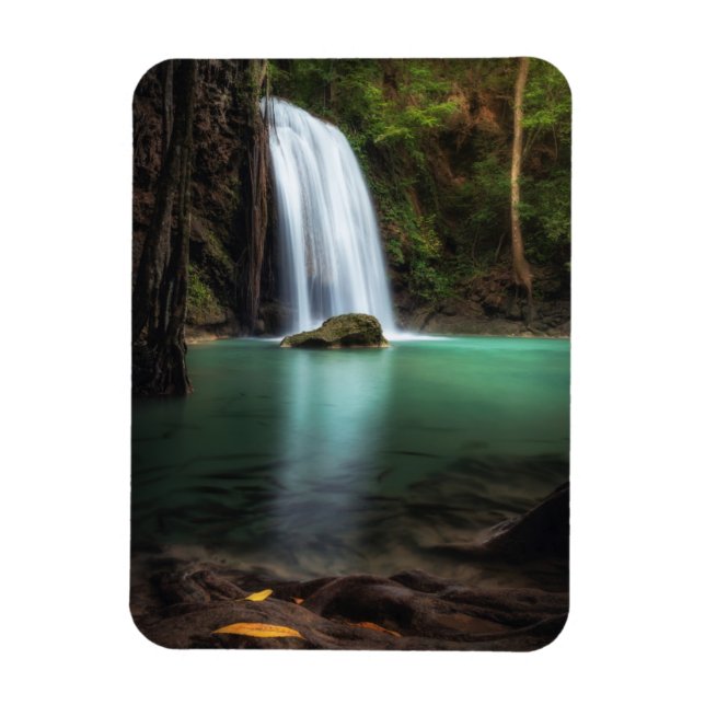Ímã Quedas | Erawan Waterfall, Tailândia (Vertical)