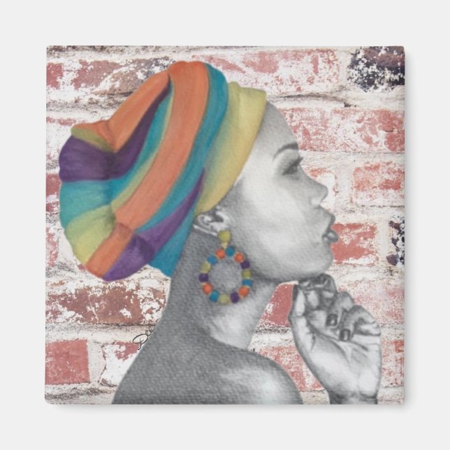 Imã QUEENCONFIDENCE Original Art Magnet (Frente)