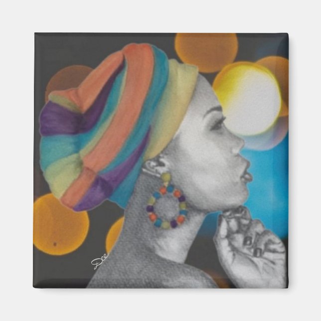 Imã QUEENCONFIDENCE Original Art Magnet (Frente)