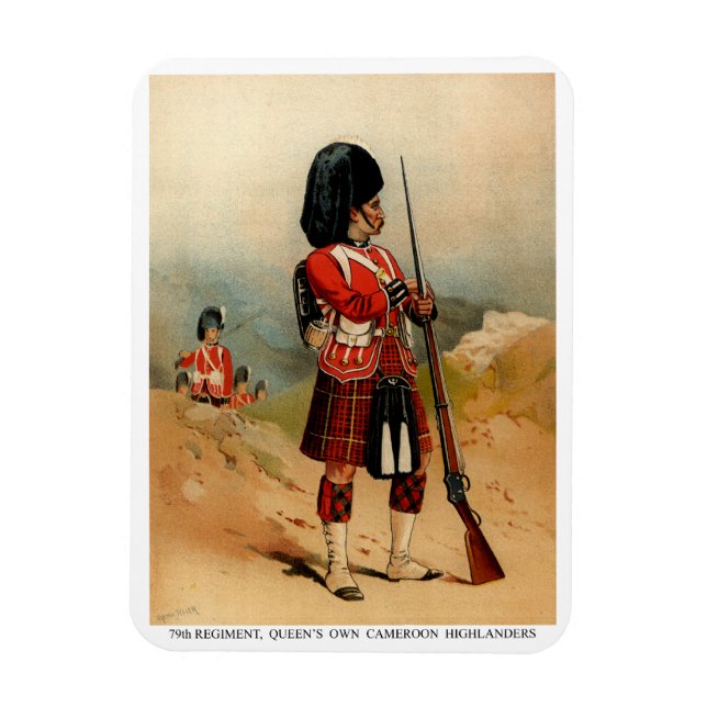 Ímã Queens Camarões Highlanders (Vertical)