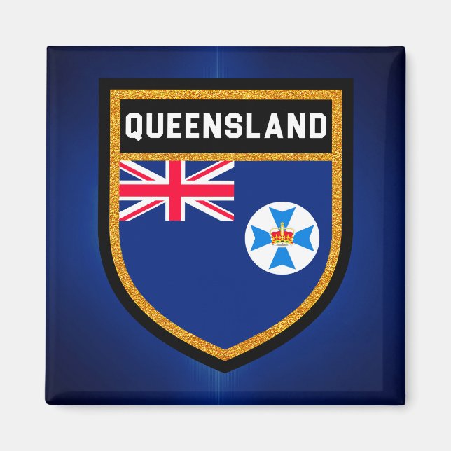 Imã Queensland Flag (Frente)