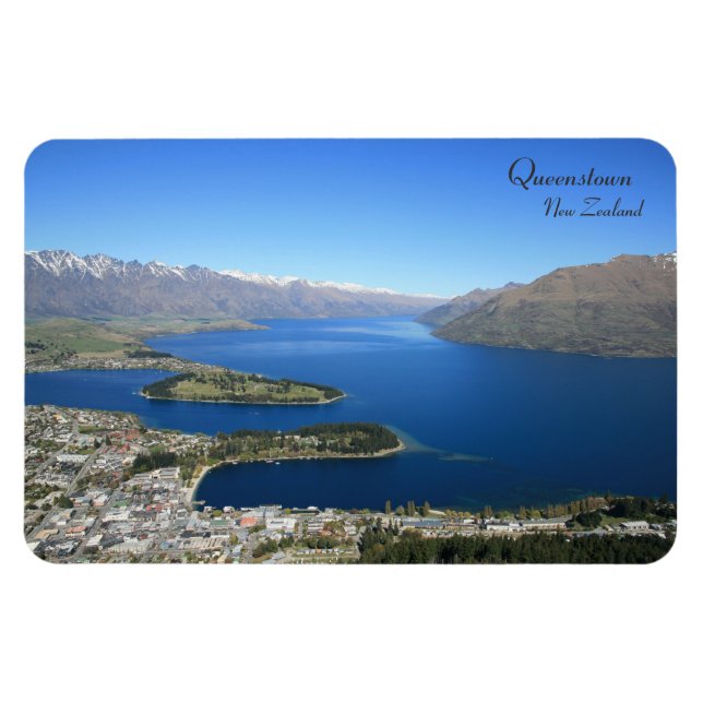 Ímã Queenstown do Pico de Bob, Nova Zelândia - Magnet (Horizontal)