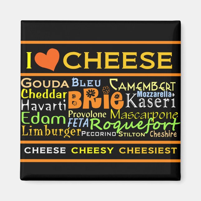 Imã Queijos Amantes (Frente)