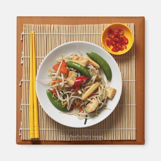 Imã Queijos fritos chineses com pimenta (Frente)