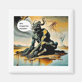 Imã Quem derrubou a cola super forte