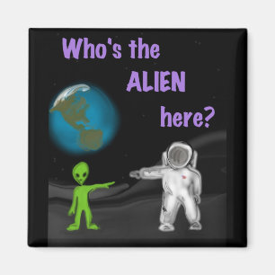 Imã Quem é a alienígena? ímã