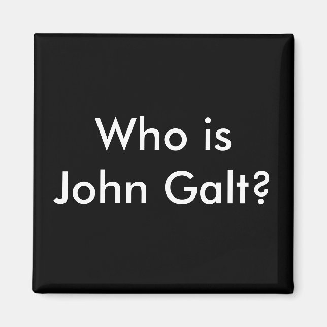 Imã Quem é John Galt? (Frente)