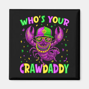 Imã Quem é o Seu Crawdaddy Contas de Lagostim Carnaval