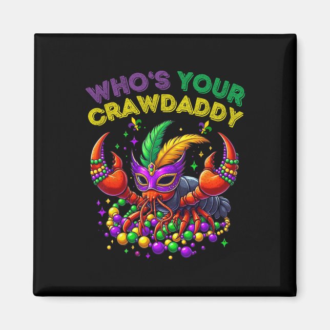 Imã Quem É Seu Crawdaddy Lagostim Jester Contas Piada  (Frente)