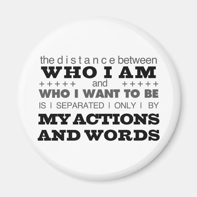 Imã Quem Eu Sou Cinza (Frente)