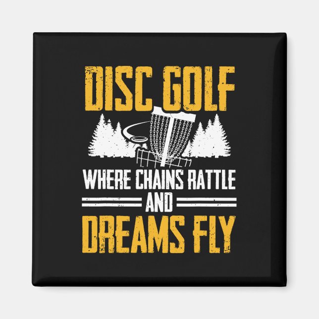 Imã Quem Jogar Golfe de Disco _1  (Frente)