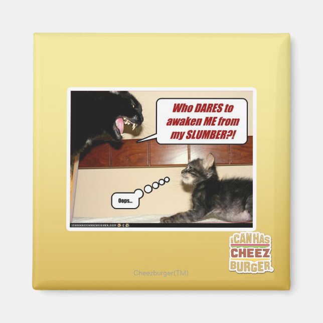 Imã Quem se atreve a me acordar? (Frente)