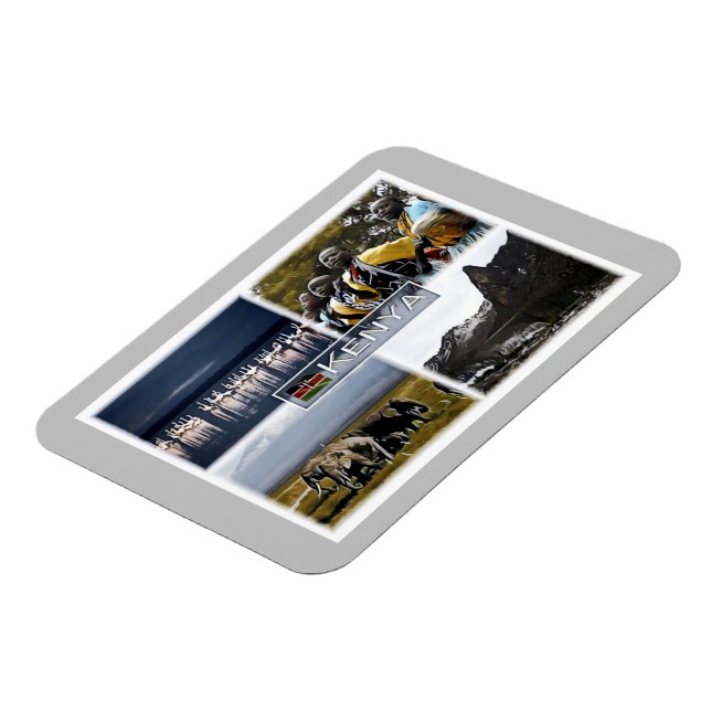 Ímã Quênia - Mosaico - (Left Side)