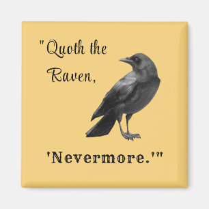 Imã "Quente o Raven..." Magnet de outono Personalizado