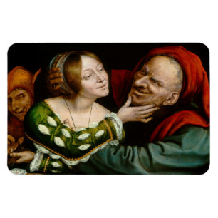 Ímã Quentin Matsys - Amantes Correspondentes
