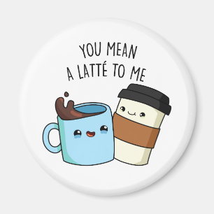 Imã Quer Dizer Um Latte Para Mim Um Café Bonito.