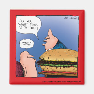 Imã Quer Fries Com Isso? Cartoon