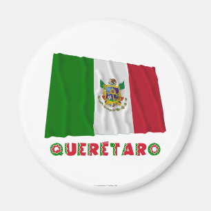 Imã Querétaro que acena a bandeira não oficial
