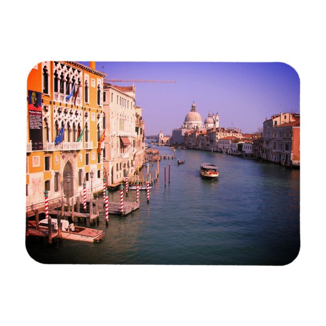 Ímã Queria estar em Veneza Itália na água (Horizontal)