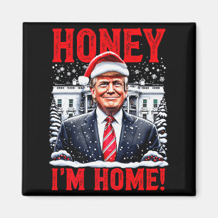 Imã Querida, Estou em Casa! Natal Divertido Trump Prem