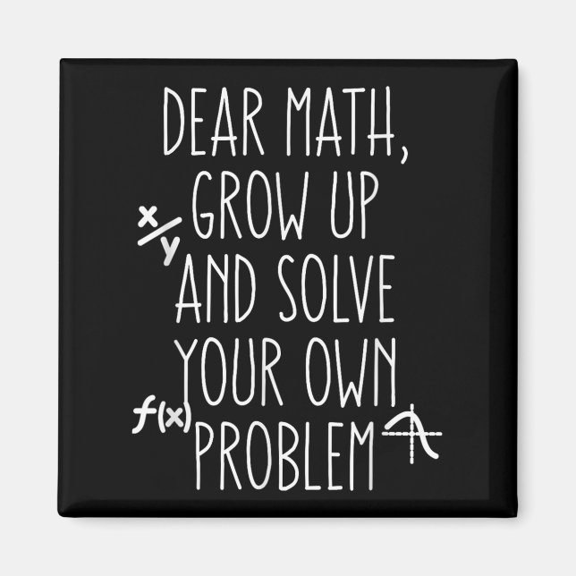 Imã Querida Matemática Cresce E Resolve Seus Próprios  (Frente)
